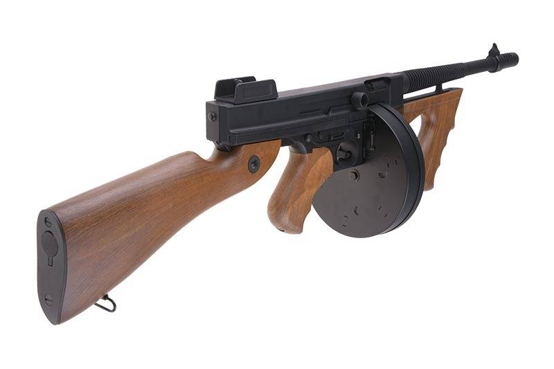 Cyma CM.051 Tommy Gun Thompson MP AEG - BK / aparência de madeira