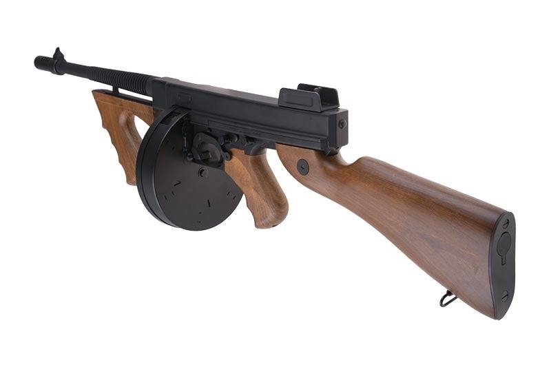 Cyma CM.051 Tommy Gun Thompson MP AEG - BK / aparência de madeira