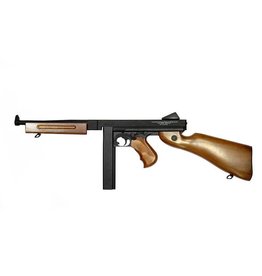 Cyma CM.033 Thompson M1A1 AEG - BK / aspect bois