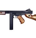 Cyma CM.033 Thompson M1A1 AEG - BK / aspect bois