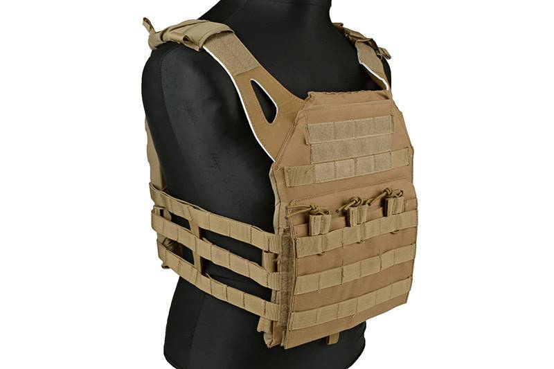 ACM Tactical Tactical Vest Jump Plate Carrier - TAN