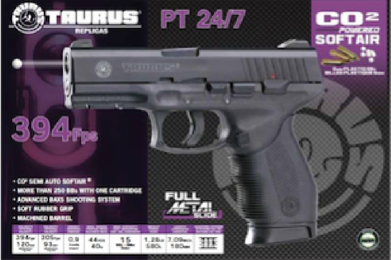 KWC TAURUS PT24/7 Co2 NBB 0,9 Joule - BK