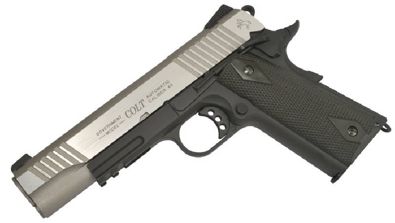 Colt Canon à rails 1911 Co2 GBB - 1,1 joule - Dualtone