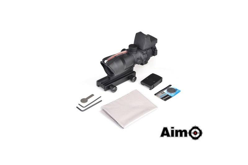 Aim-O Red Dot 4x32 Typ Acog & RMR Weaver - BK/rot