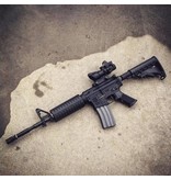 Aim-O Mira de punto rojo 4x32 tipo Acog y RMR Weaver - BK/rojo