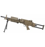 Cybergun Mitrailleuse FN MK46 AEG 1.49 joules - TAN