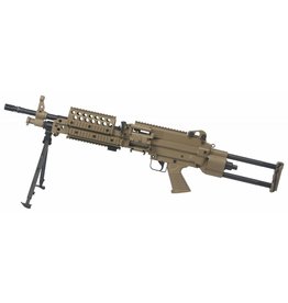 Cybergun FN MK46 AEG machine gun 1.49 joules - TAN