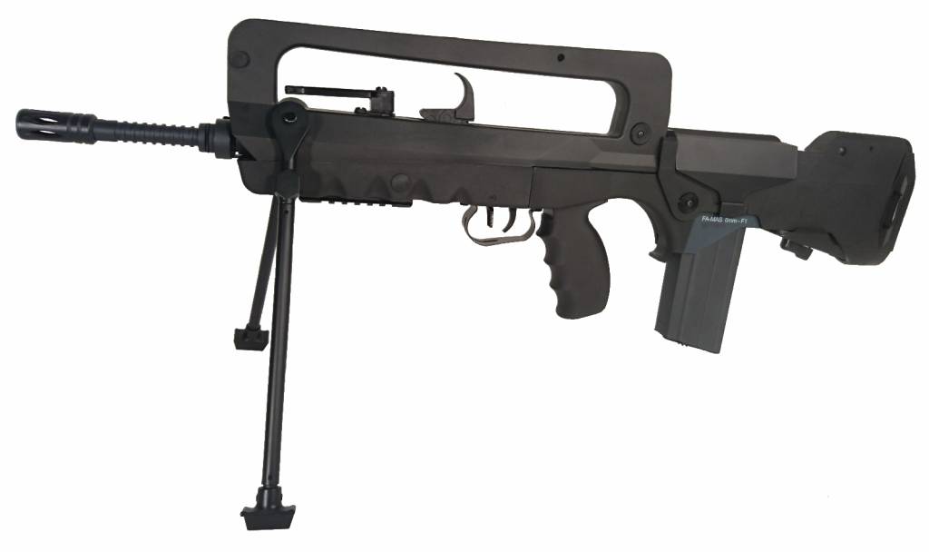 Cybergun Famas EVO Nylon Fiber AEG com MosFet 1,30 Joule - BK