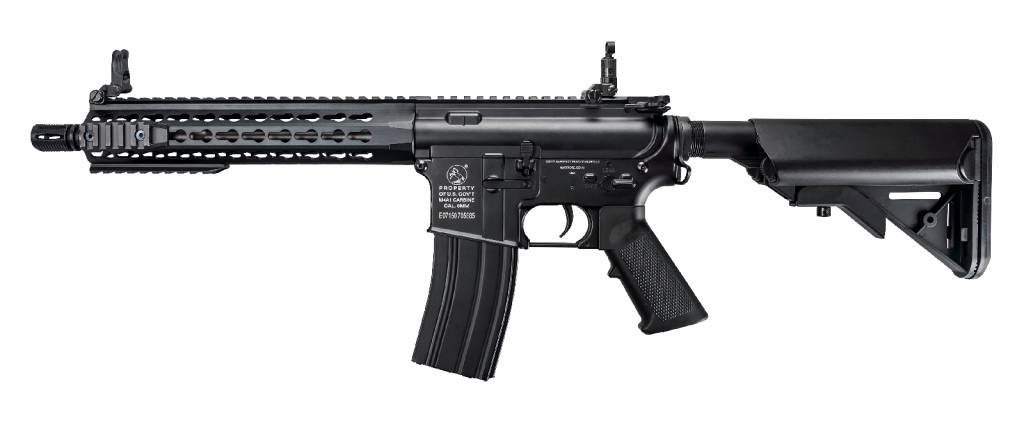 KWA Colt M4A1 10 "KeyMod AEG - 1,2 julios - BK