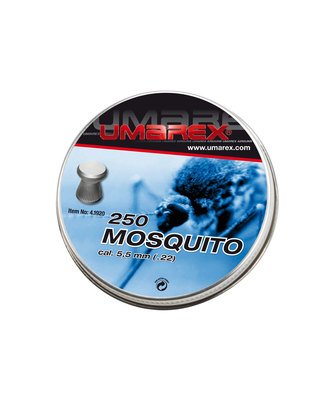 Umarex Mosquito Diabolo cabeça plana 5,5 mm 5 x 250 peças