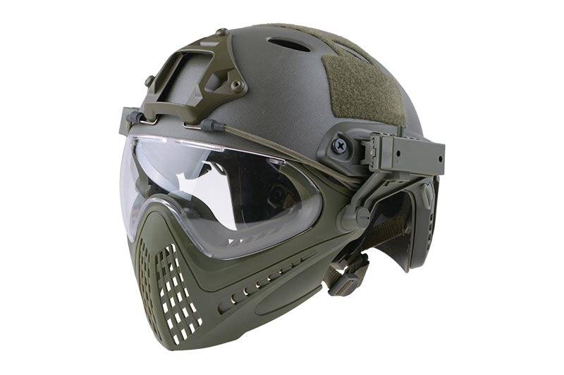 Ultimate Tactical modularer Helm - FAST Para Jumper Piloteer - OD