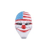 FMA Máscara de palhaço Dallas da bandeira do dia da colheita de malha de arame 2 - branco