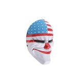 FMA Siatkowa maska do zbiorów Dzień 2 Flaga klauna Maska Dallas - biała