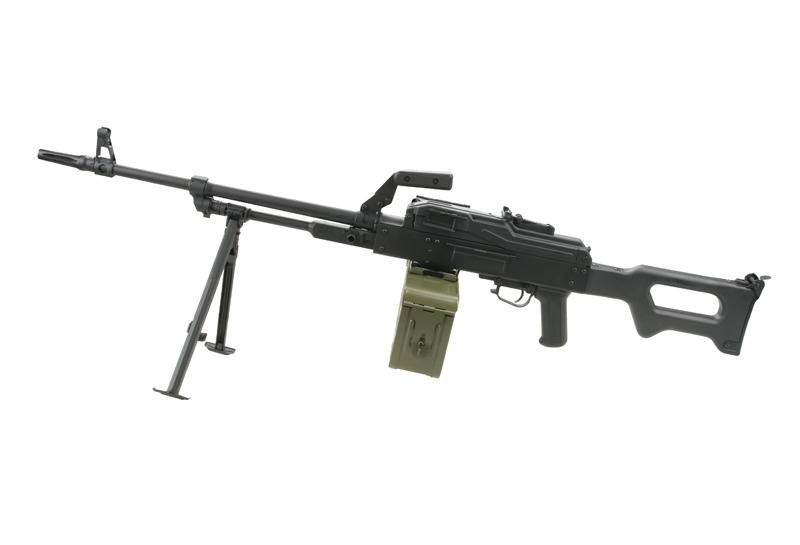 A&K PKM full metal AEG machine gun 1.33 Joule - BK