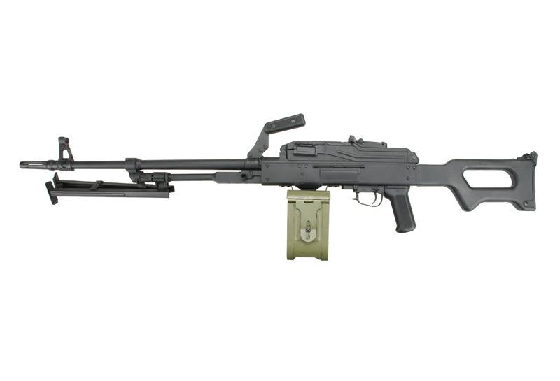 A&K PKM full metal AEG machine gun 1.33 Joule - BK