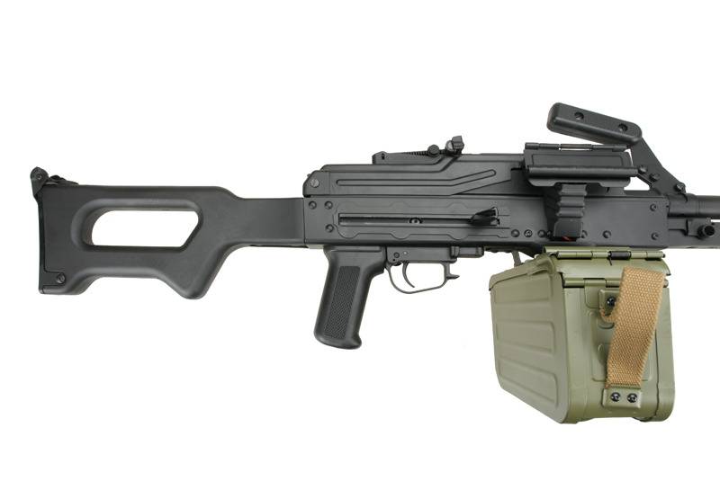 A&K PKM full metal AEG machine gun 1.33 Joule - BK