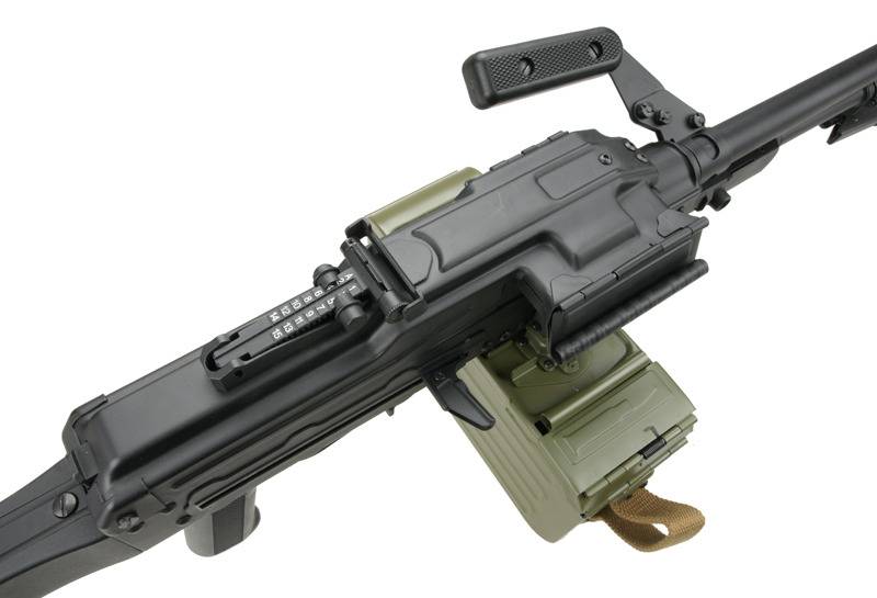 A&K PKM full metal AEG machine gun 1.33 Joule - BK