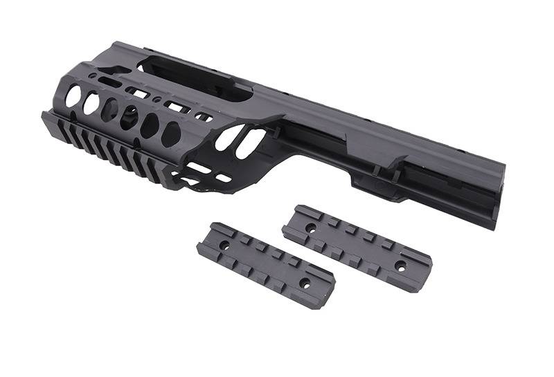 JG Works CNC Handguard RIS Conversion Kit for the MP5K Series - BK.