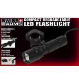 Swiss Arms Taclight LED com suporte de 22 mm - recarregável - BK