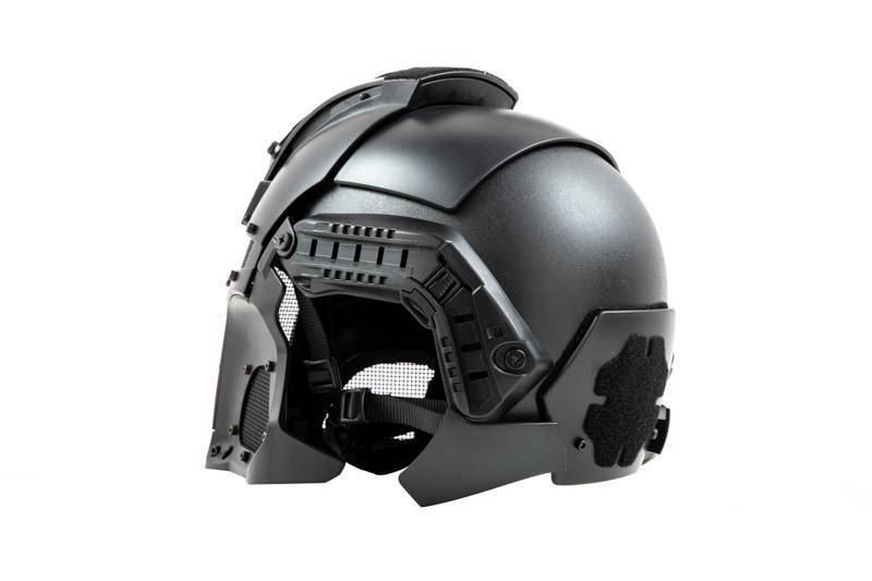 Ultimate Tactical modularer Helm - FAST Warrior - BK