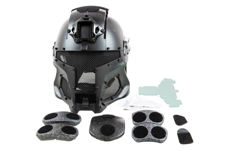 Ultimate Tactical Capacete modular - FAST Warrior - BK