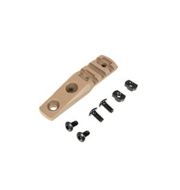 TMC Adaptador de riel MLok RIS - 80 mm - TAN