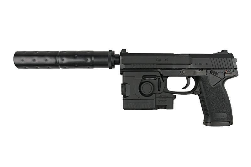Tokyo Marui MK23 SOCOM NBB Set 1,0 julios - BK