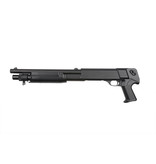 Cyma CM.361M - Fucile a pompa a molla in metallo a 3 raffiche - BK