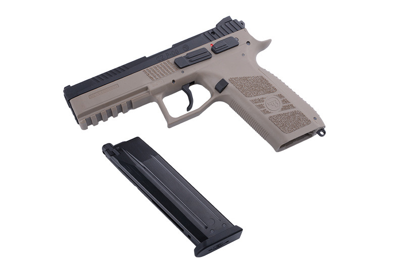 ASG CZ P-09 Duty GBB 0.84 joules - TAN