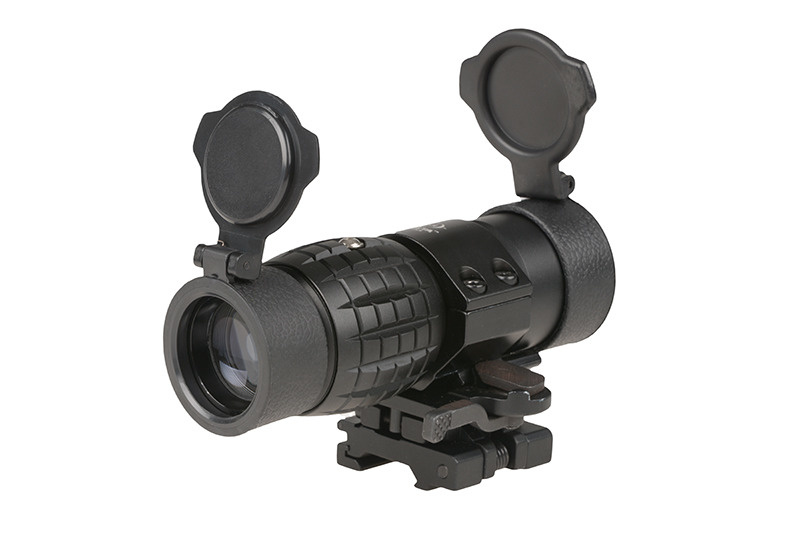 Theta Optics 3x35 QD Magnifier V2 Weaver  - BK