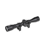 Theta Optics 4x32 High Mount Riflescope Weaver - BK