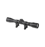 Theta Optics 4x32 High Mount Riflescope Weaver - BK