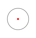 Theta Optics Point rouge Reflex Sight 1x30 Weaver - BK