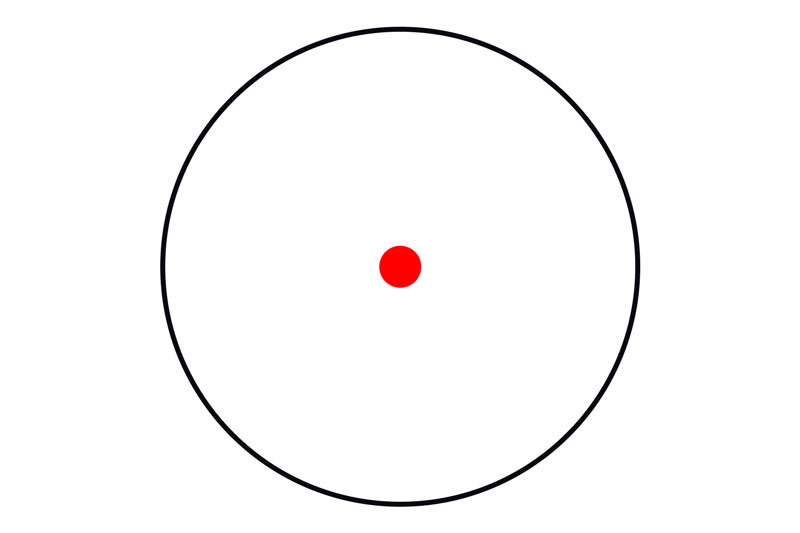 Theta Optics Celownik refleksyjny Red Dot 1x30 Weaver - BK