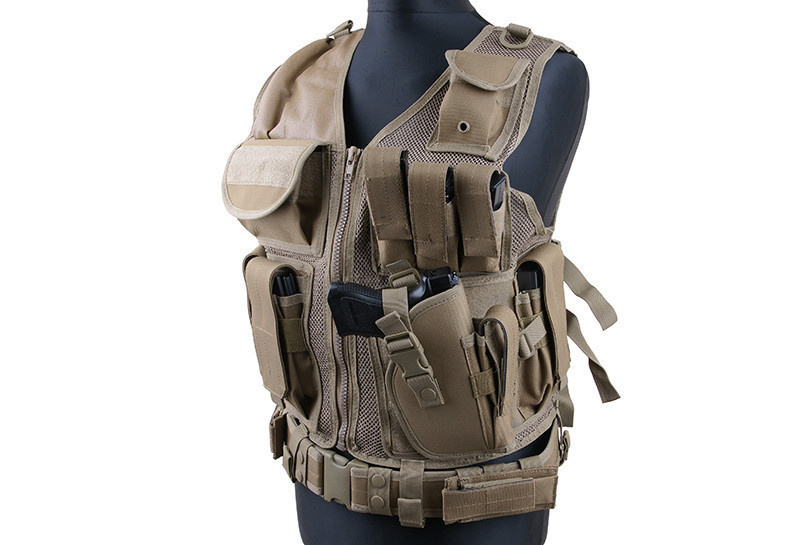 ACM Tactical Chaleco táctico tipo KAM-39 - TAN