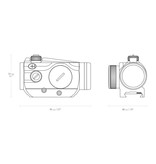 Hawke Tecelão Vantage red dot 1x25