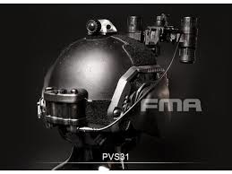 FMA AN/PVS-31 Night Vision Dummy avec fonction d'éclairage - BK