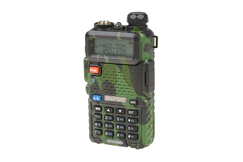 Baofeng Rádio UV-5R de banda dupla - Camo verde