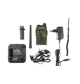 Baofeng Rádio UV-5R de banda dupla - Camo verde