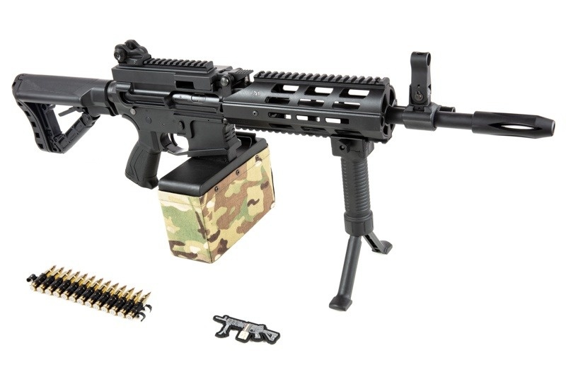 G&G CM16 LMG ETU AEG 1,56 dżula - BK