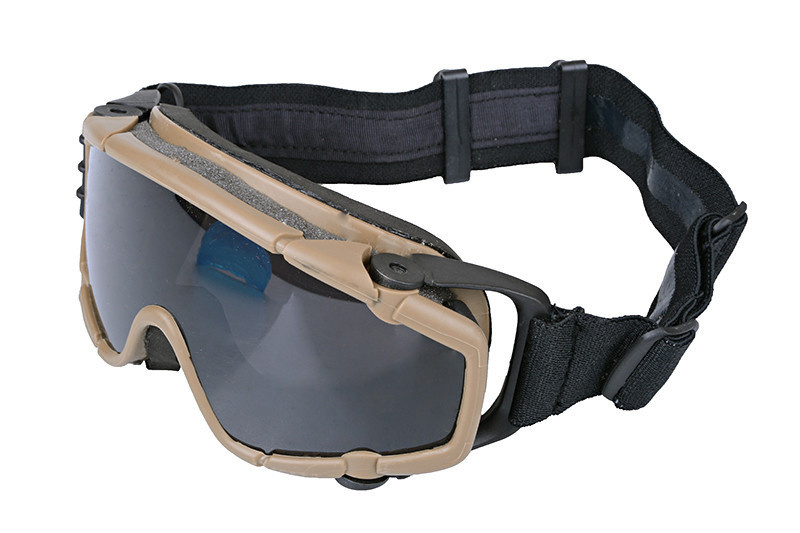 FMA Schutzbrille mit Ventilator - TAN