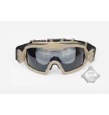 FMA Safety glasses with fan V2 - TAN