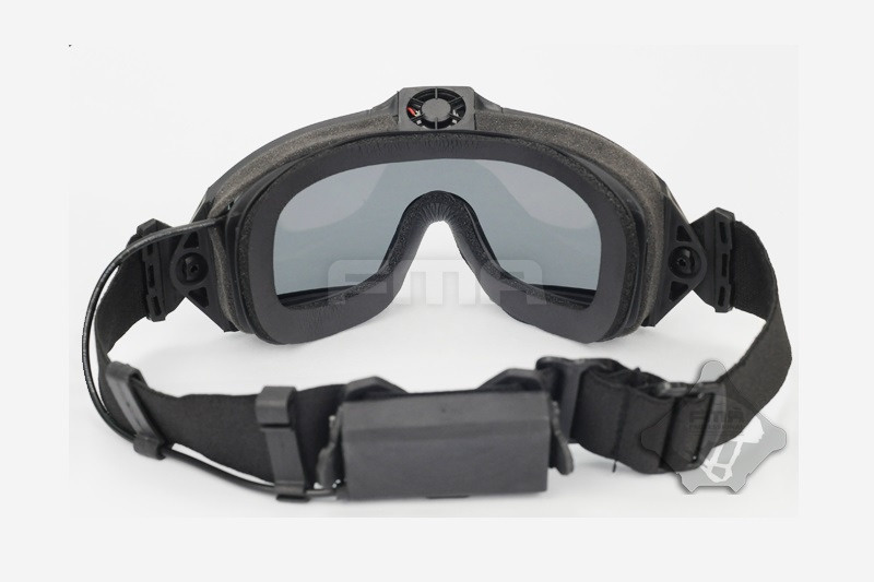 FMA Okulary ochronne z wentylatorem V2 - BK