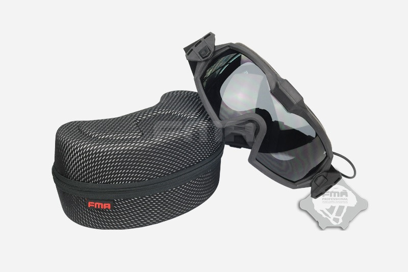 FMA Schutzbrille mit Ventilator V2 - BK