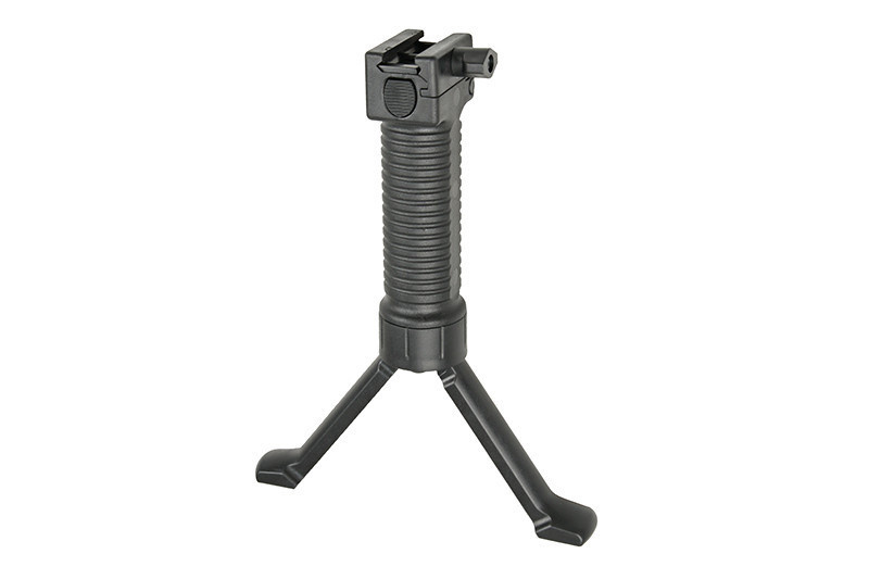 Cyma Tactical front grip with bipod for RIS - BK