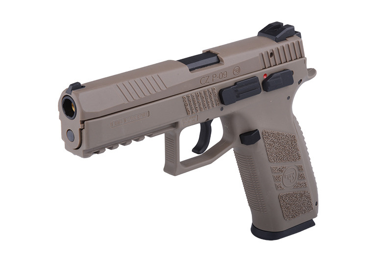 ASG CZ P-09 Duty FDE GBB 0,84 julios - TAN