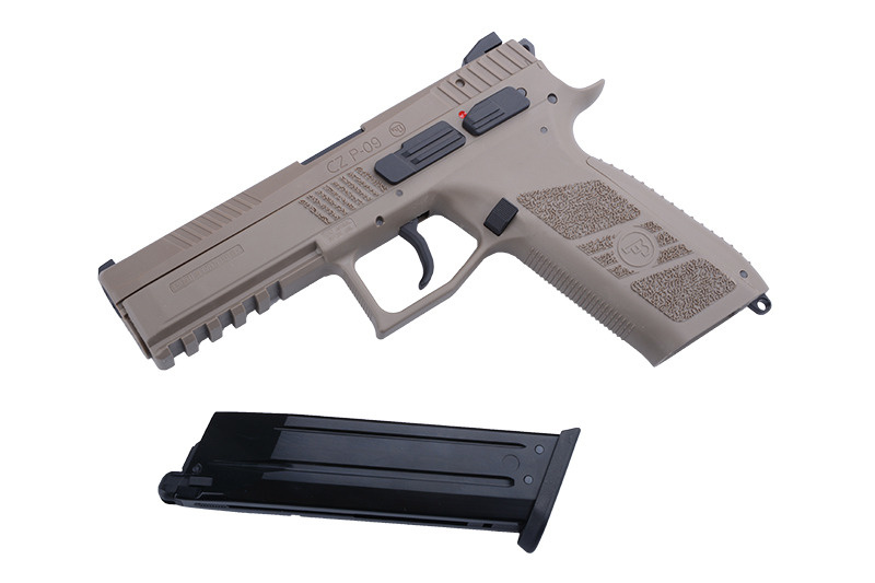 ASG CZ P-09 Duty FDE GBB 0,84 julios - TAN