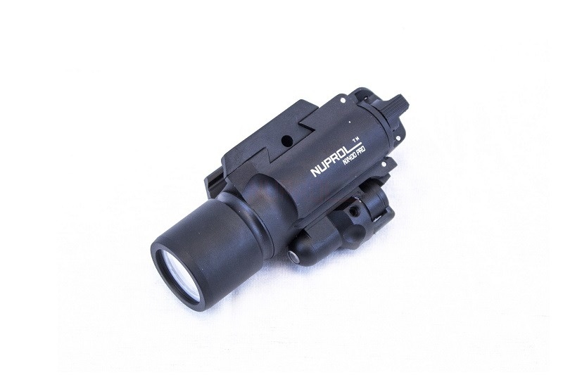 Nuprol NX400 Pro Pistolen Flashlight Laser Combo - BK