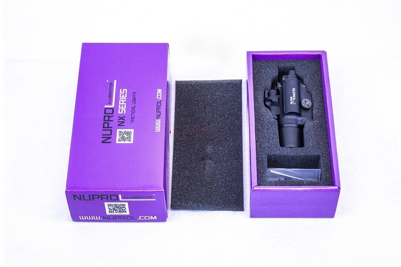 Nuprol NX400 Pro Pistol Flashlight Laser Combo - BK