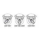 Night Evolution SF X400U Pistolety Latarka Laser Combo - BK